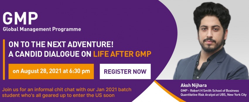 TO THE NEXT ADVENTURE!  A CANDID DIALOGUE ON  LIFE AFTER GMP