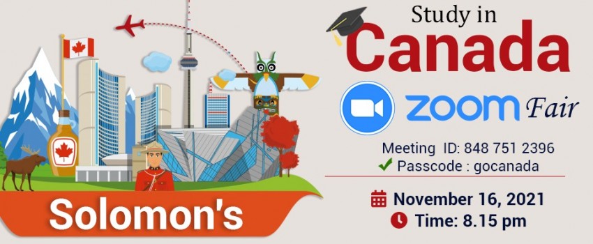 Solomon's Study in Canada Zoom Fair 