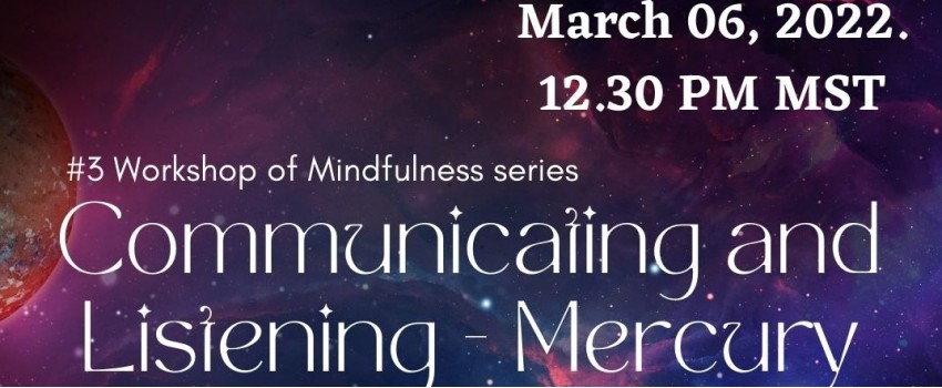 Communicate And Listen. Mercury