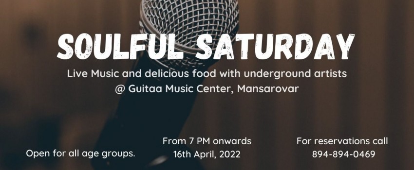 Live Music and food with underground artist @ Guitaa Music Center