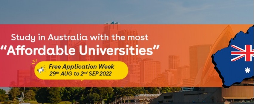 Study in Australia with the most Affordable Universities!