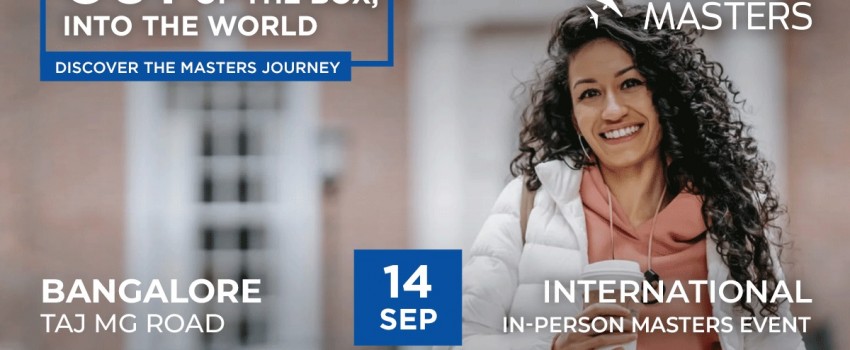 ATTEND THE OFFLINE MASTERS EVENT IN BANGALORE