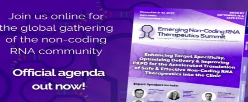 Emerging Non-Coding RNA Therapeutics Summit (Virtual Event)