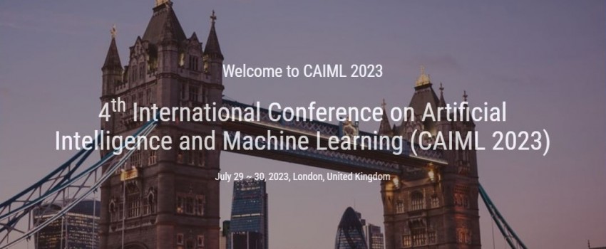 4th International Conference on Artificial Intelligence and Machine Learning (CAIML 2023)