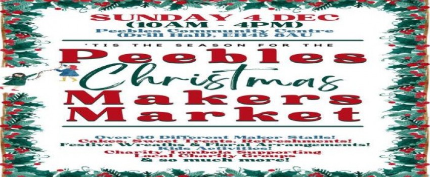 Peebles Makers Christmas Market