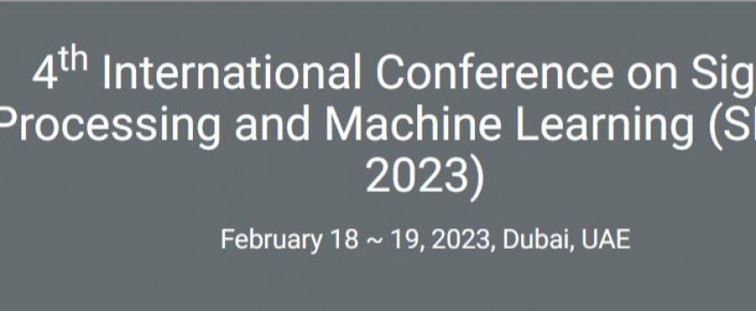 4th International Conference on Signal Processing and Machine Learning (SIGML 2023)