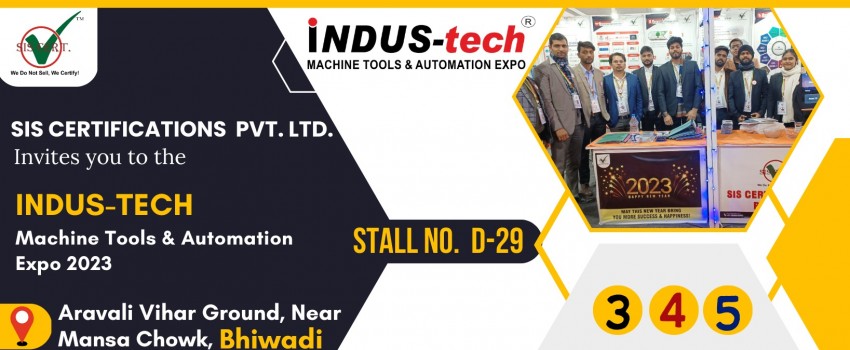 Indus Tech Machine Tools & Automation Expo March  2023 Bhiwadi 