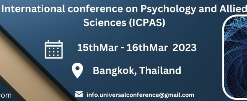 International conference on Psychology and Allied Sciences (ICPAS)