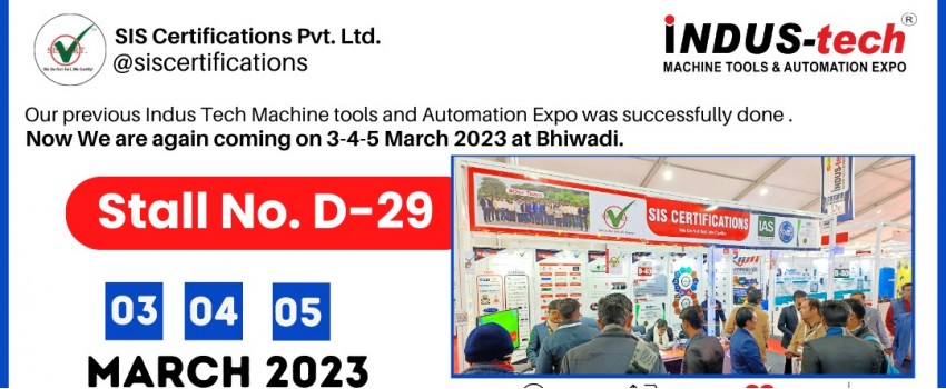 Indus Tech Machine Tools & Automation Expo (March 2023), Upcoming Industrial & Machine Tool Exhibition in Bhiwadi 