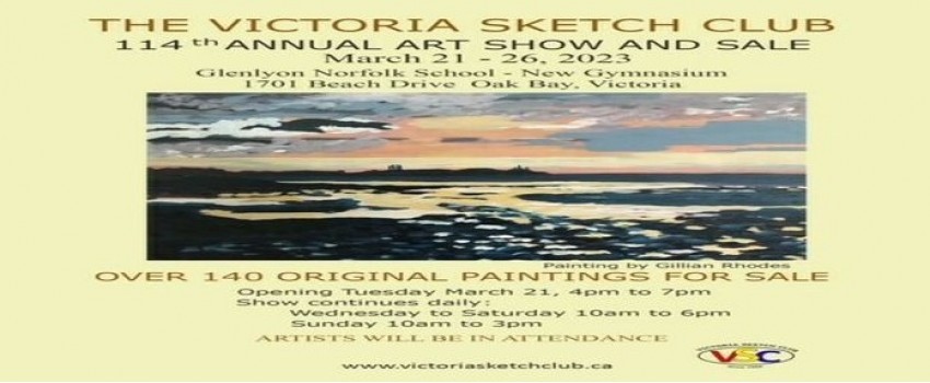 Victoria Sketch Club 114th Annual Art Exhibition and Sale