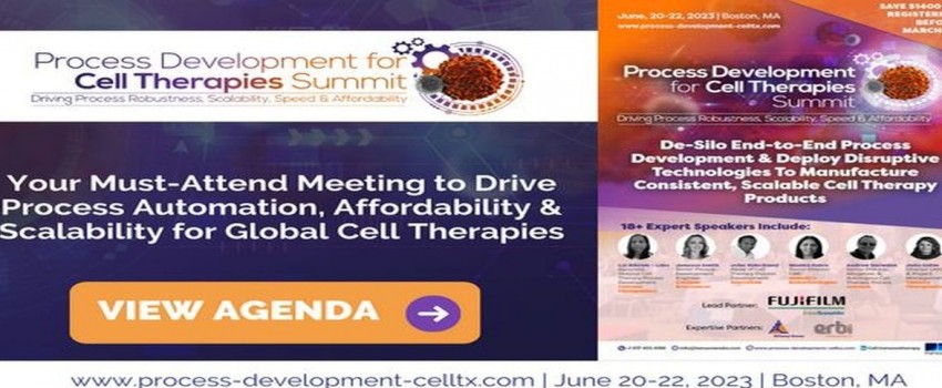 Process Development for Cell Therapies 2023