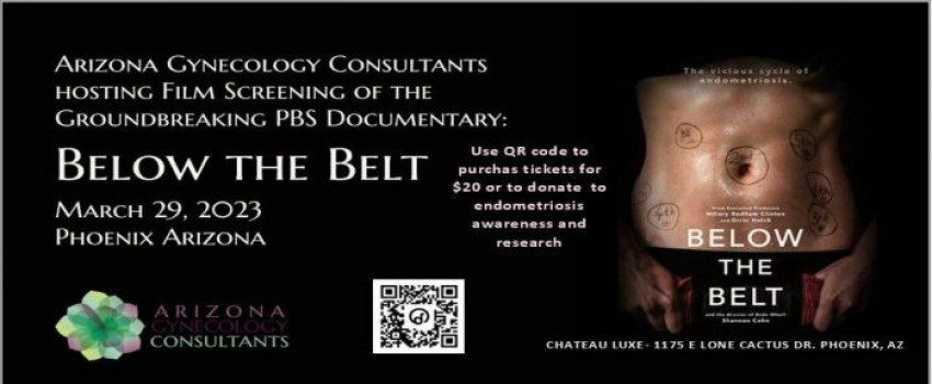 Arizona Gynecology Consultants hosting Film Screening of the PBS Documentary Below the Belt