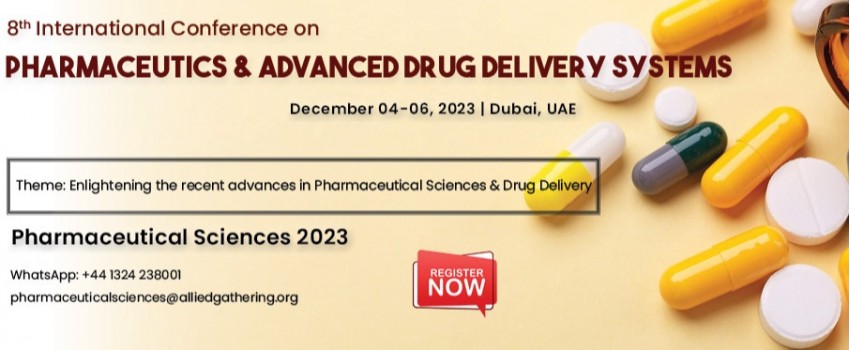 8th International Conference on Pharmaceutics & Advanced Drug Delivery Systems