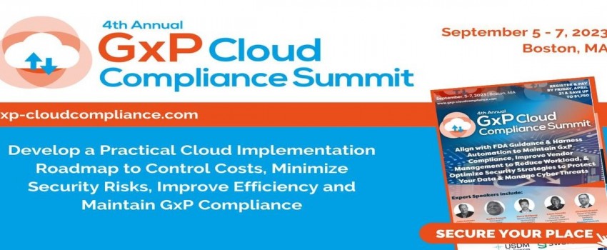 4th GxP Cloud Compliance Summit