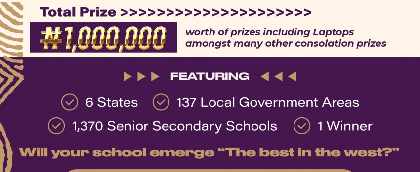 Roseline Etuokwu Sigma Secondary Quiz Competition Southwest, Nigeria