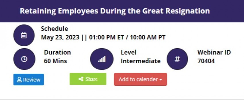 Retaining Employees During the Great Resignation