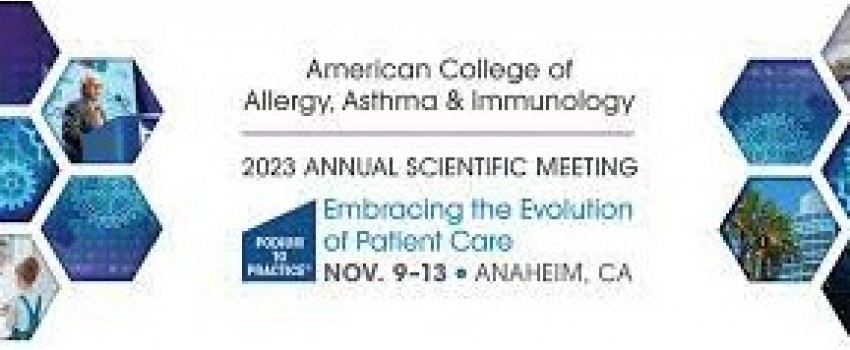 ACAAI Annual Scientific Meeting, November 2023 Louisville