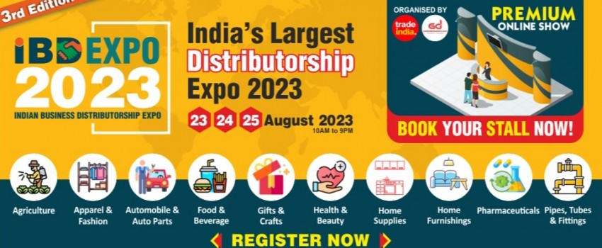 3rd edition of Indian Business Distributorship Expo 2023 - VTF Organised By Tradeindia