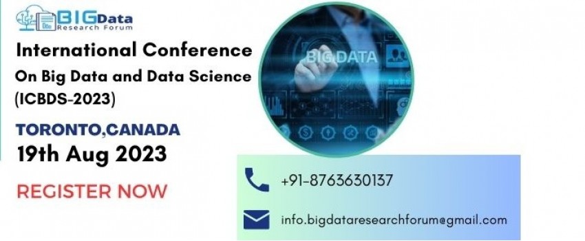 International Conference on Big Data and Data Science (ICBDS-2023), will be held in Toronto, Canada during 19th Aug 2023.