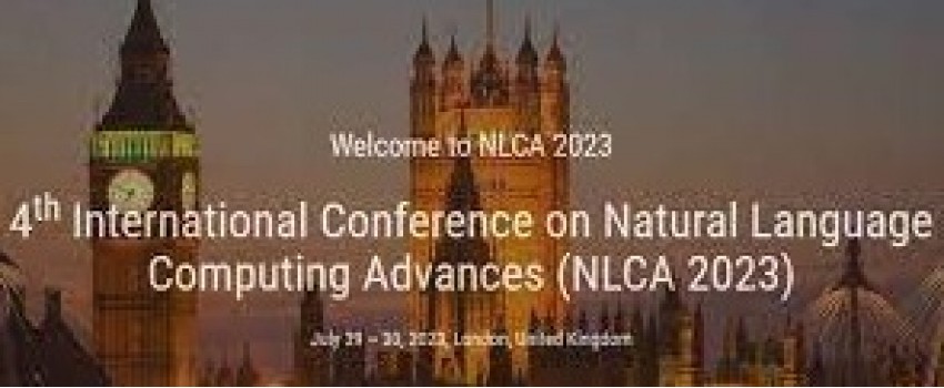4th International Conference on Natural Language Computing Advances (NLCA 2023)