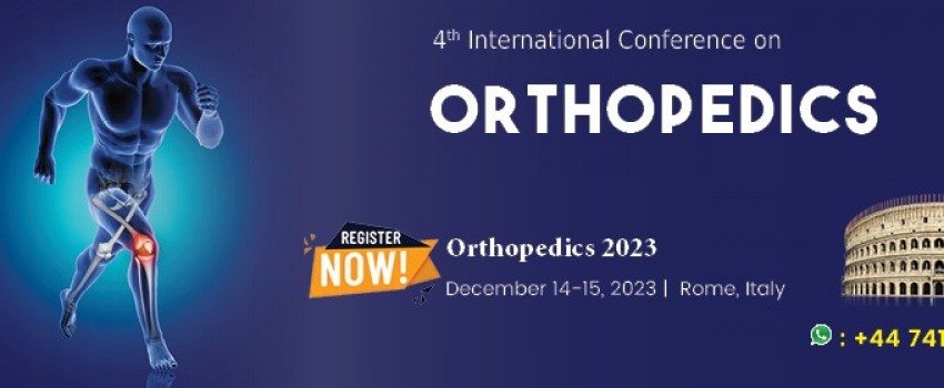 3rd International Conference on Orthopedics