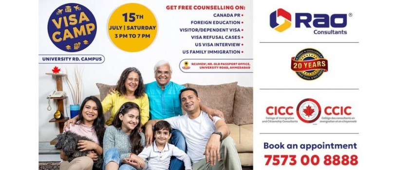 Free Visa Camp @ University Road Campus - Rao Consultants