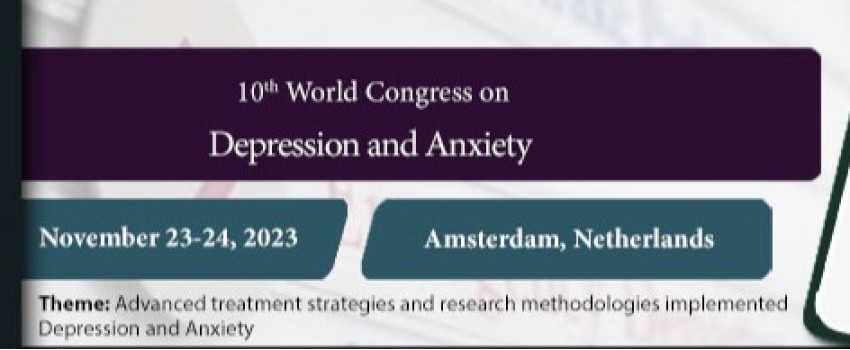10th World Congress on Depression and Anxiety