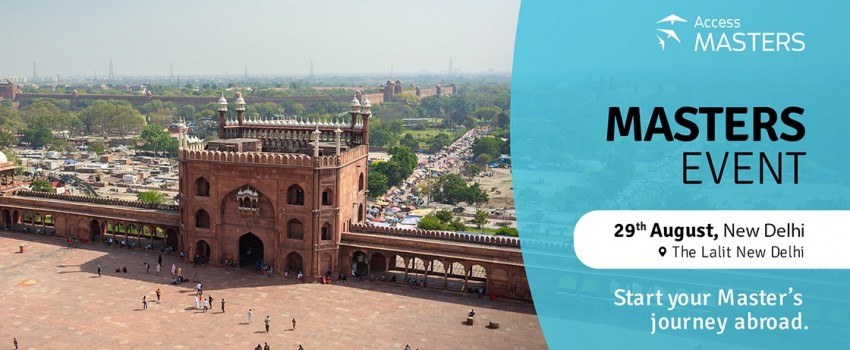 Excel abroad with a Master's degree at Access Masters In-person event New Delhi