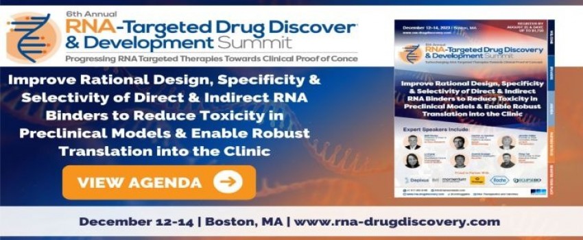 6th RNA-Targeted Drug Discovery and Development Summit