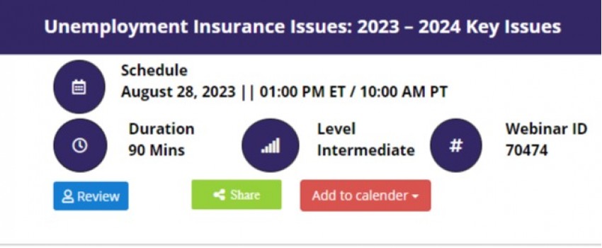 Unemployment Insurance Issues: 2023 – 2024 Key Issues