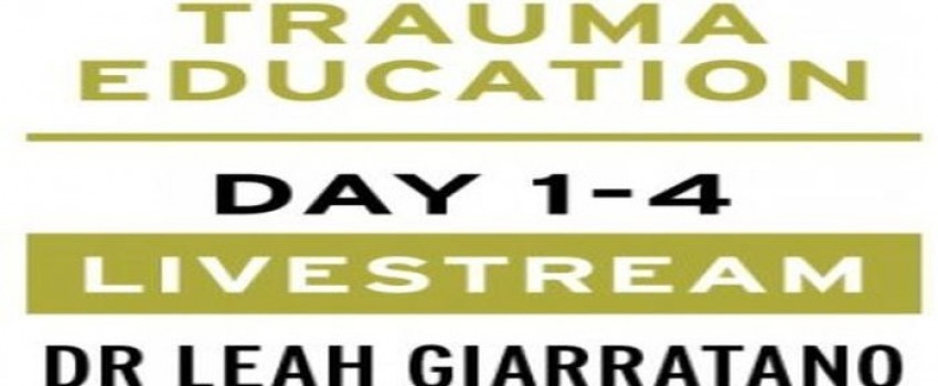 Treating PTSD + Complex Trauma with Dr Leah Giarratano 2-3 + 9-10 May 2024 Livestream - Mississippi