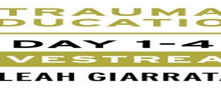 Treating PTSD + Complex Trauma with Dr Leah Giarratano 2-3 + 9-10 May 2024 Livestream - South Dakota