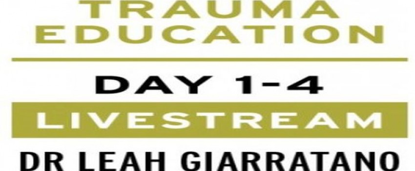 Treating PTSD + Complex Trauma with Dr Leah Giarratano 2-3 + 9-10 May 2024 Livestream - New York