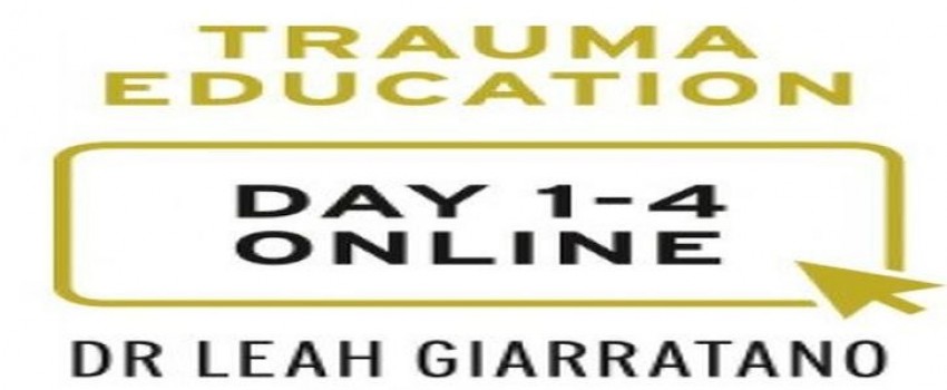 Treating PTSD and Complex Trauma (Day 1-4) with Dr Leah Giarratano online on-demand - Alabama