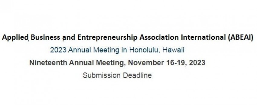 Applied Business and Entrepreneurship Association International 