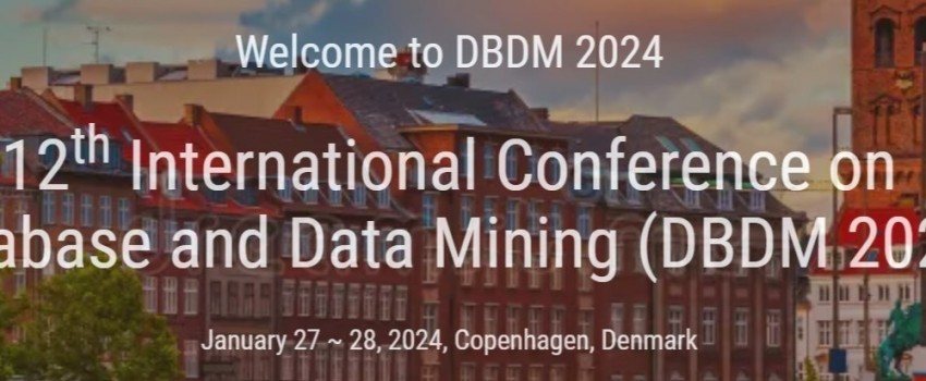 12th International Conference on Database and Data Mining (DBDM 2024)