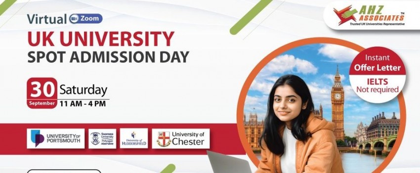Top UK Universities Virtual Spot Admission Day!