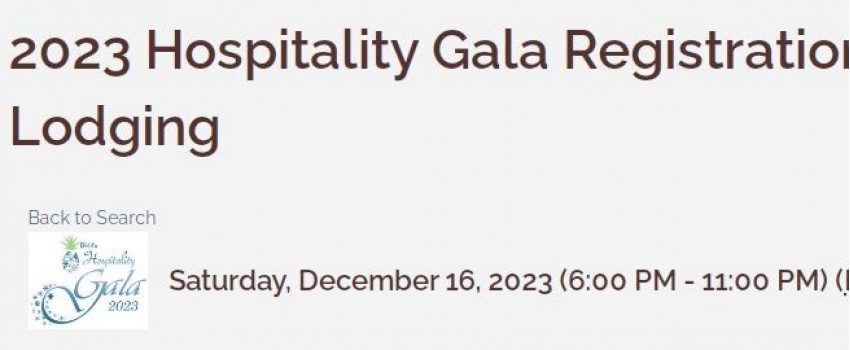 Hospitality Gala