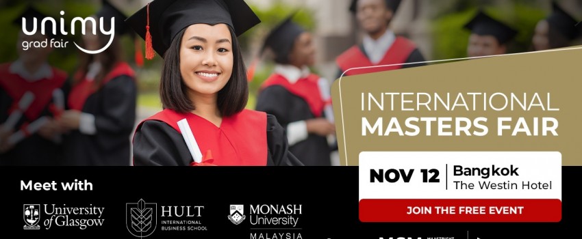 Unimy Grad Fair at The Westin hotel, Bangkok on 12 Nov