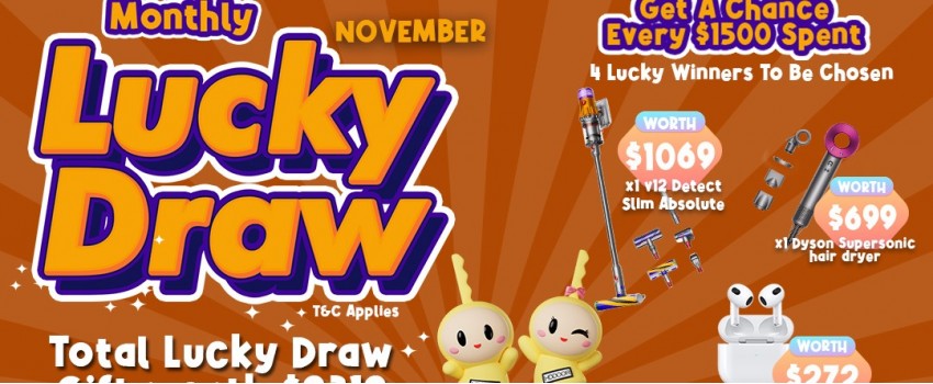 Your Chance to Win: Monthly Lucky Draw in Singapore