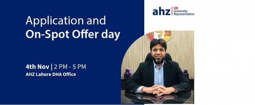 Bangor University Application and On-Spot Offer Day | AHZ Lahore DHA Office