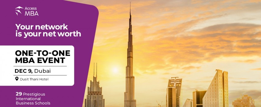 Meet top business schools accredited by the Ministry of Education of the UAE during the Access MBA event in Dubai