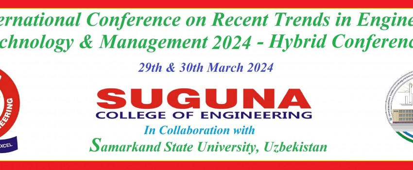 INTERNATIONAL CONFERENCE ON RECENT TRENDS IN ENGINEERING TECHNOLOGY AND MANAGEMENT