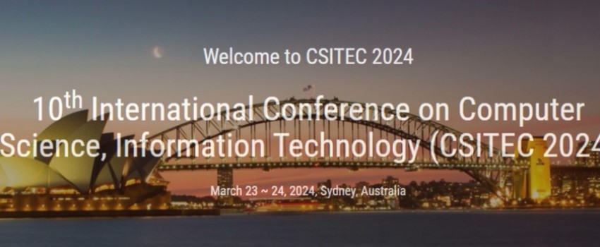 10th International Conference on Computer Science, Information Technology (CSITEC 2024)