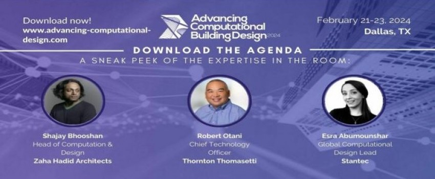 Advancing Computational Building Design 2024