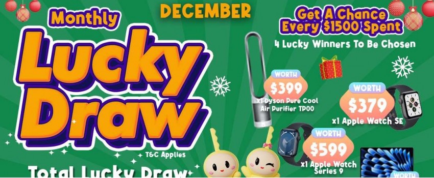 Your Chance to Win: Monthly Lucky Draw in Singapore