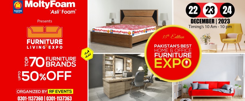Karachi Furniture and Living Expo 22-23-24 Dec 2023 at Expo Center