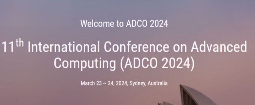 11th International Conference on Advanced Computing (ADCO 2024)