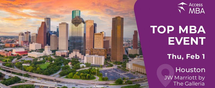 Access MBA in-person event on Thursday, February 1 in Houston