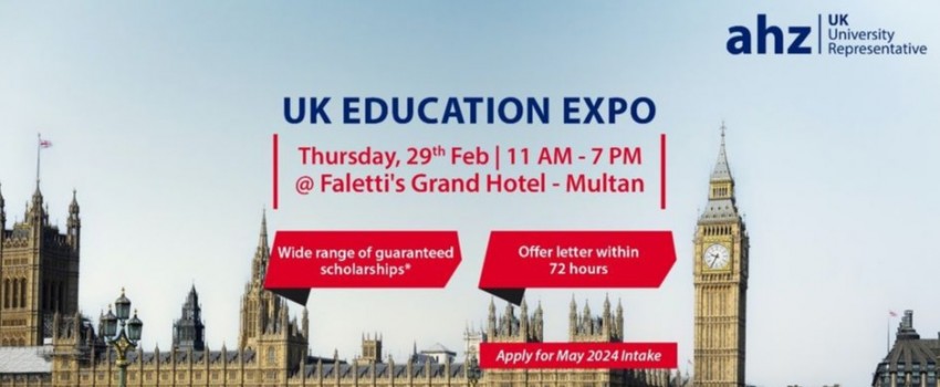 UK Education Expo 2024 at Faletti's Grand Hotel Multan